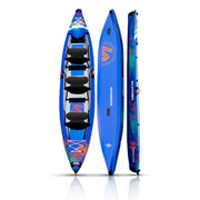Kayak Inflable Skatinger 490cm 3 Personas + Accesorios