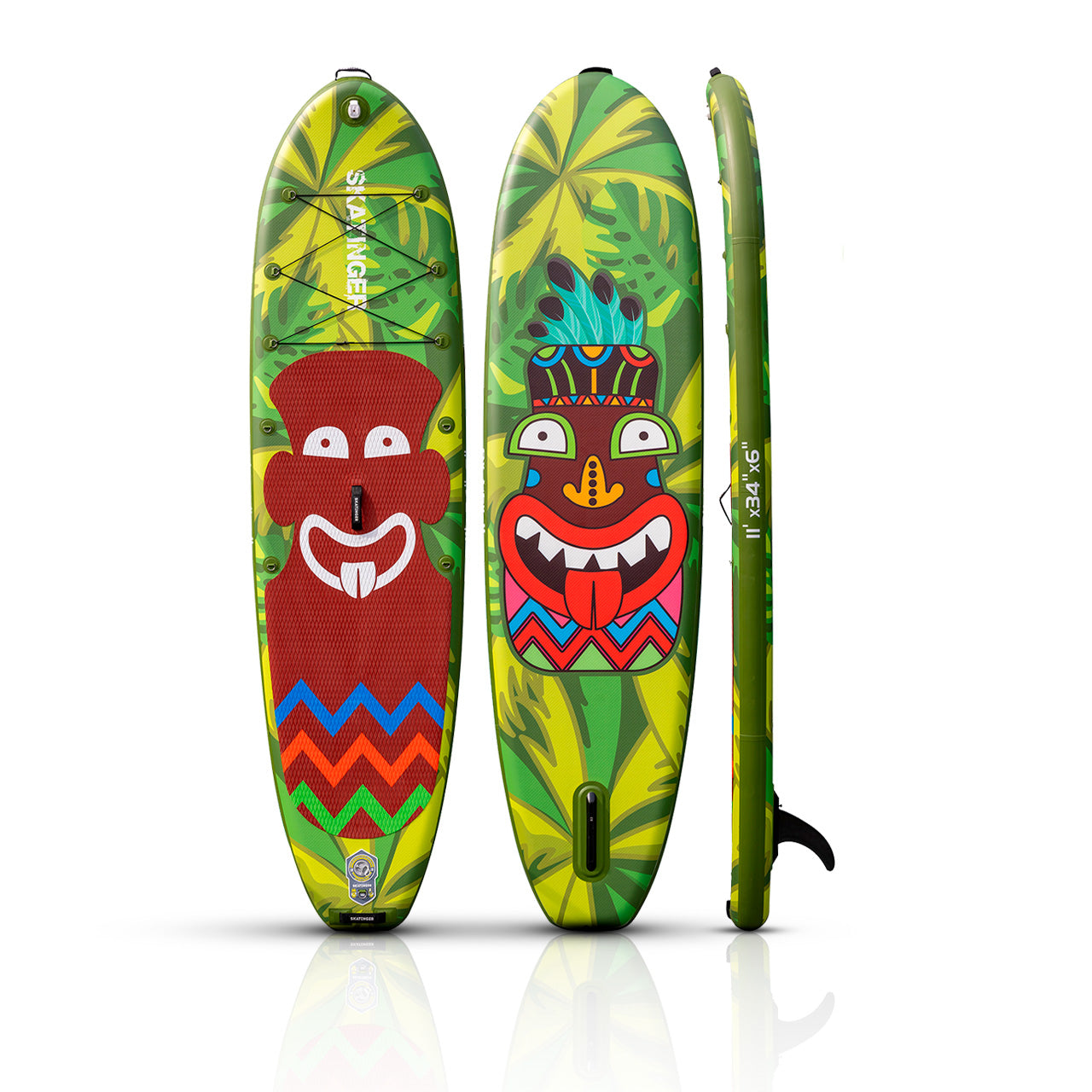 Tabla Paddle Inflable Skatinger Crazy Tribe 11 Sup Con Ac