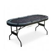 Mesa de póker de 6 pies gris