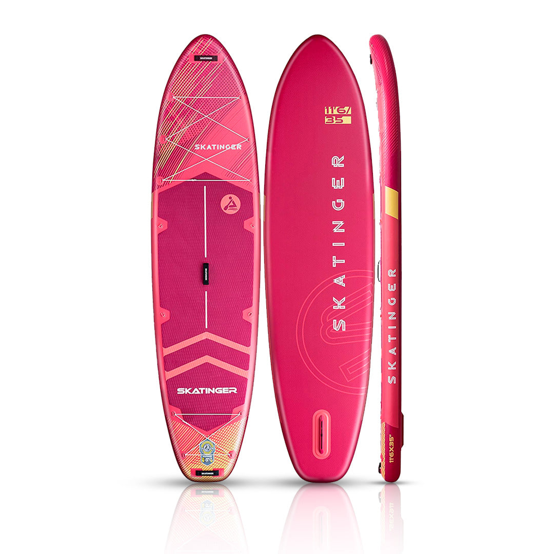 Skatinger | Prana 11’6” x 35” x 6” Tabla de Remo Inflable