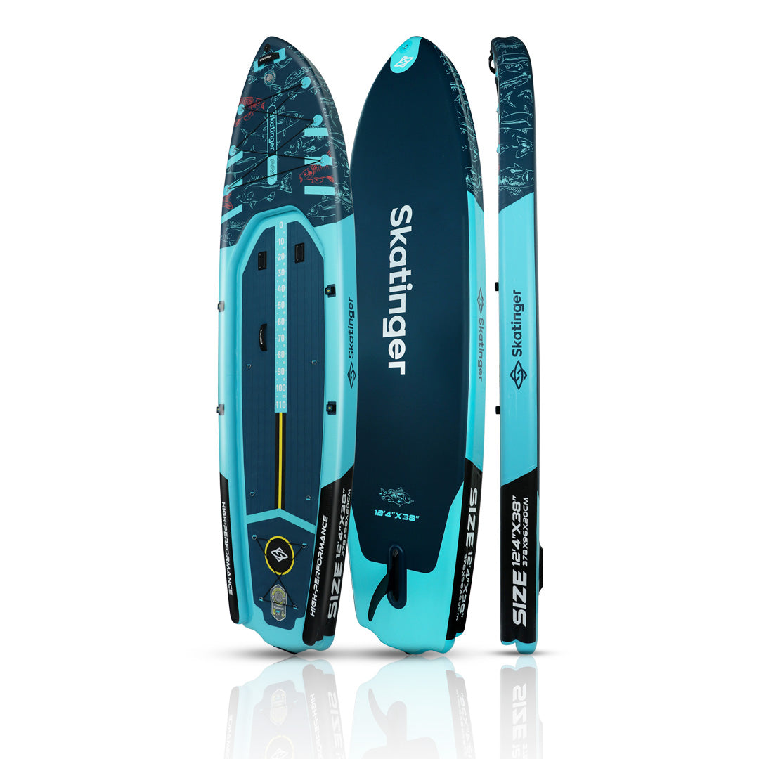 Skatinger | Fishing SUP 12’4” x 38” x 6” Tabla de Paddle Inflable