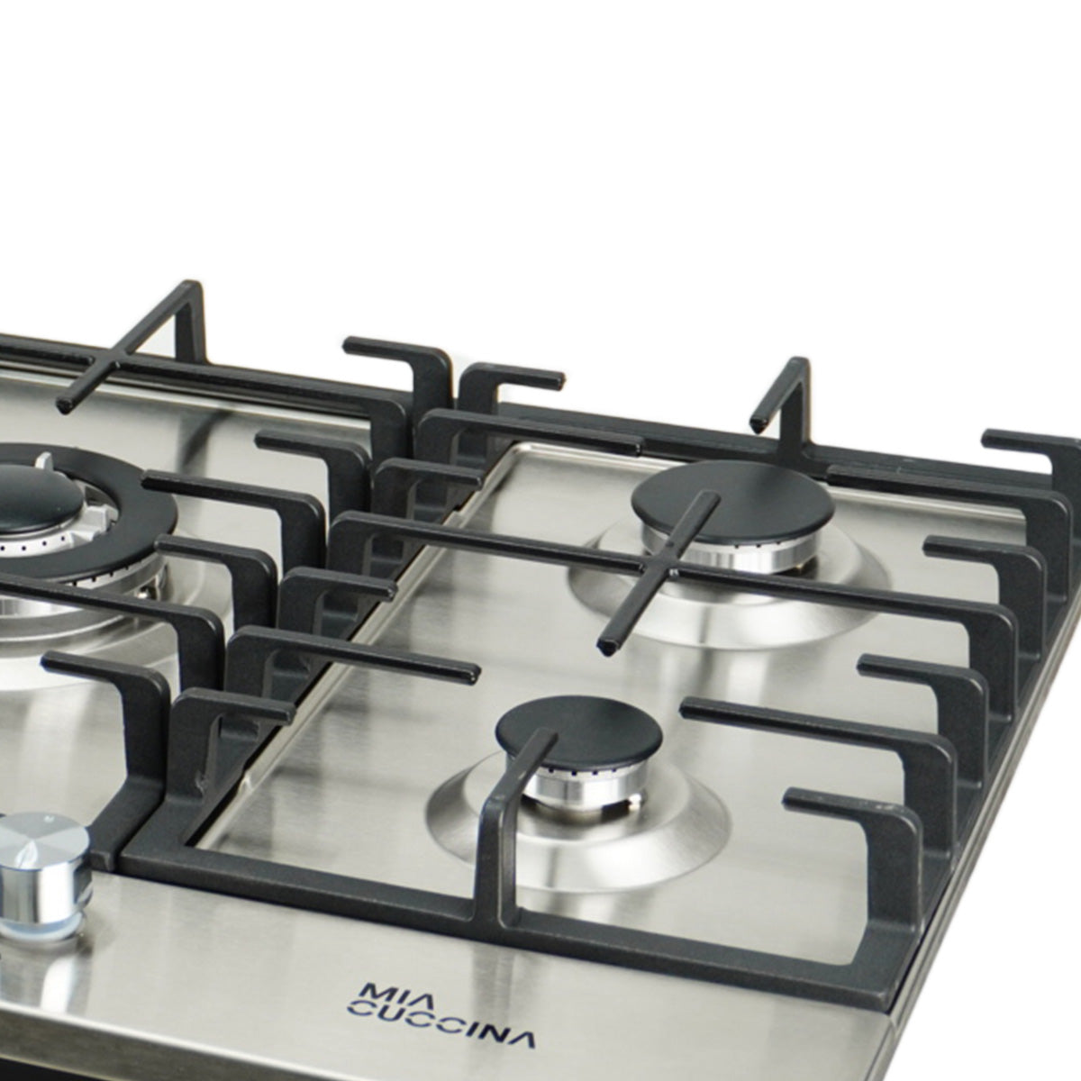 Parrilla A Gas 5 Quemadores Acero Inoxidable Mia Cuccina 120V