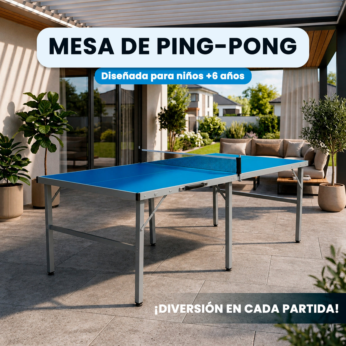 Mesa de Ping Pong | Azul