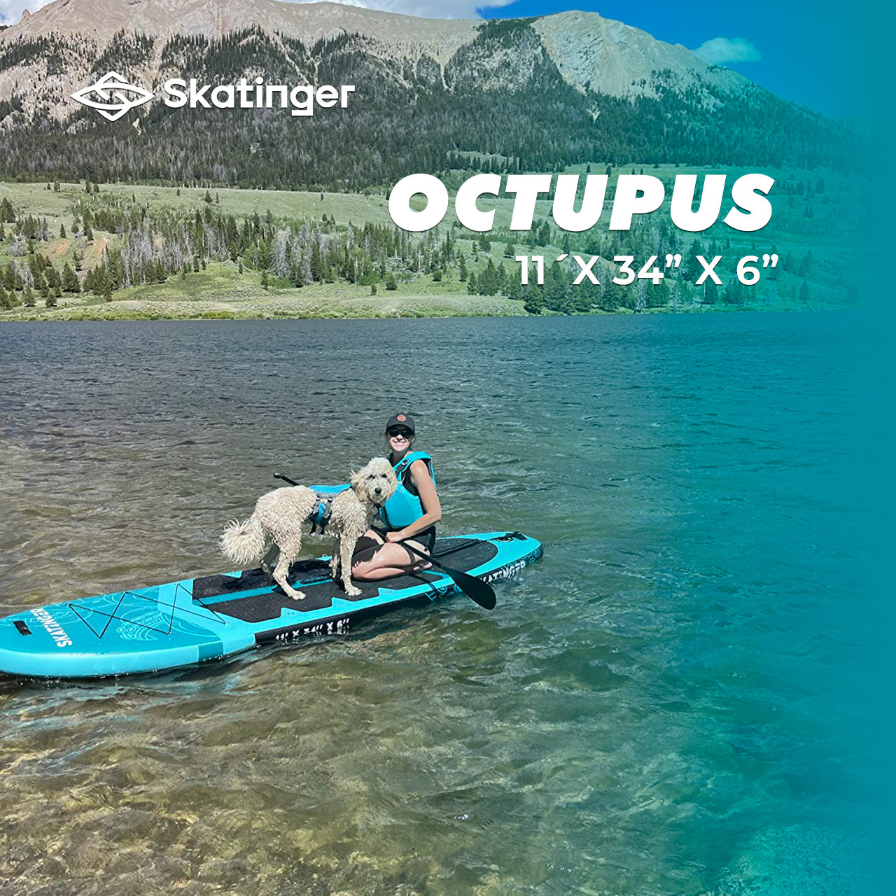 Paddle Board Inflable Octupus 11’ con Accesorios