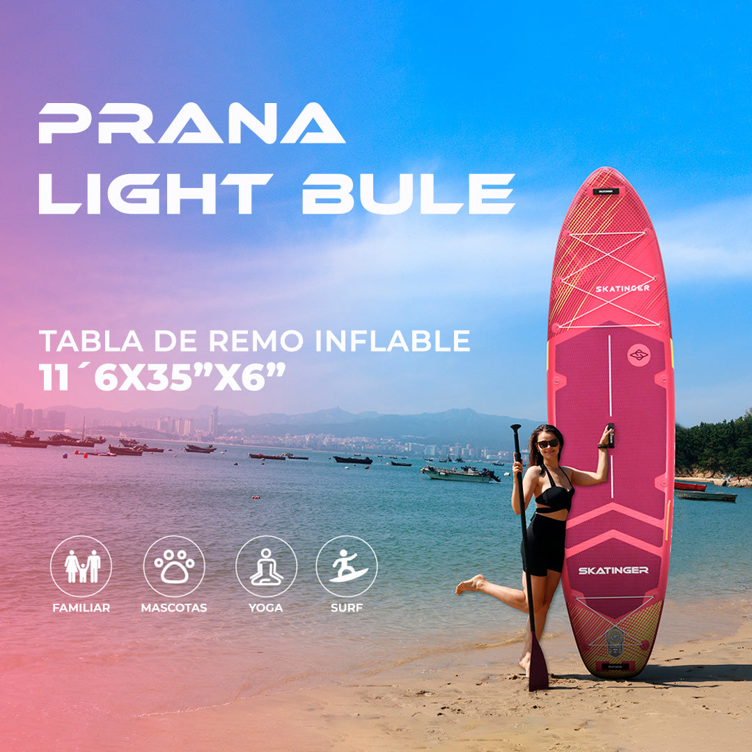 Tabla De Remo Inflable Skatinger Prana 116 X 35 X 6