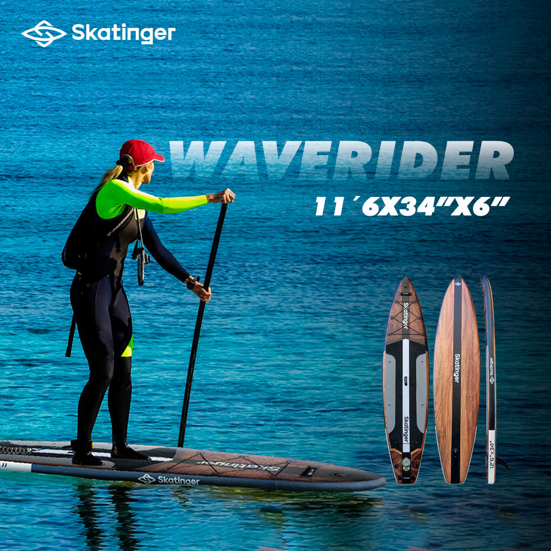 Tabla De Remo Inflable Skatinger Waverider 106 X 32 X 6