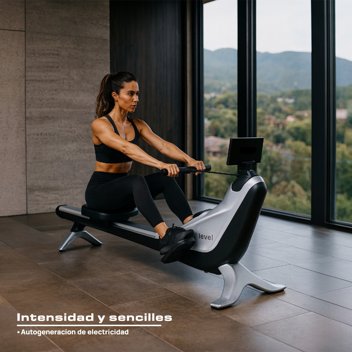 MÁQUINA REMADORA 1-100 AJUSTE DE RESISTENCIA CONTROL MAGNÉTICO PANTALLA LED