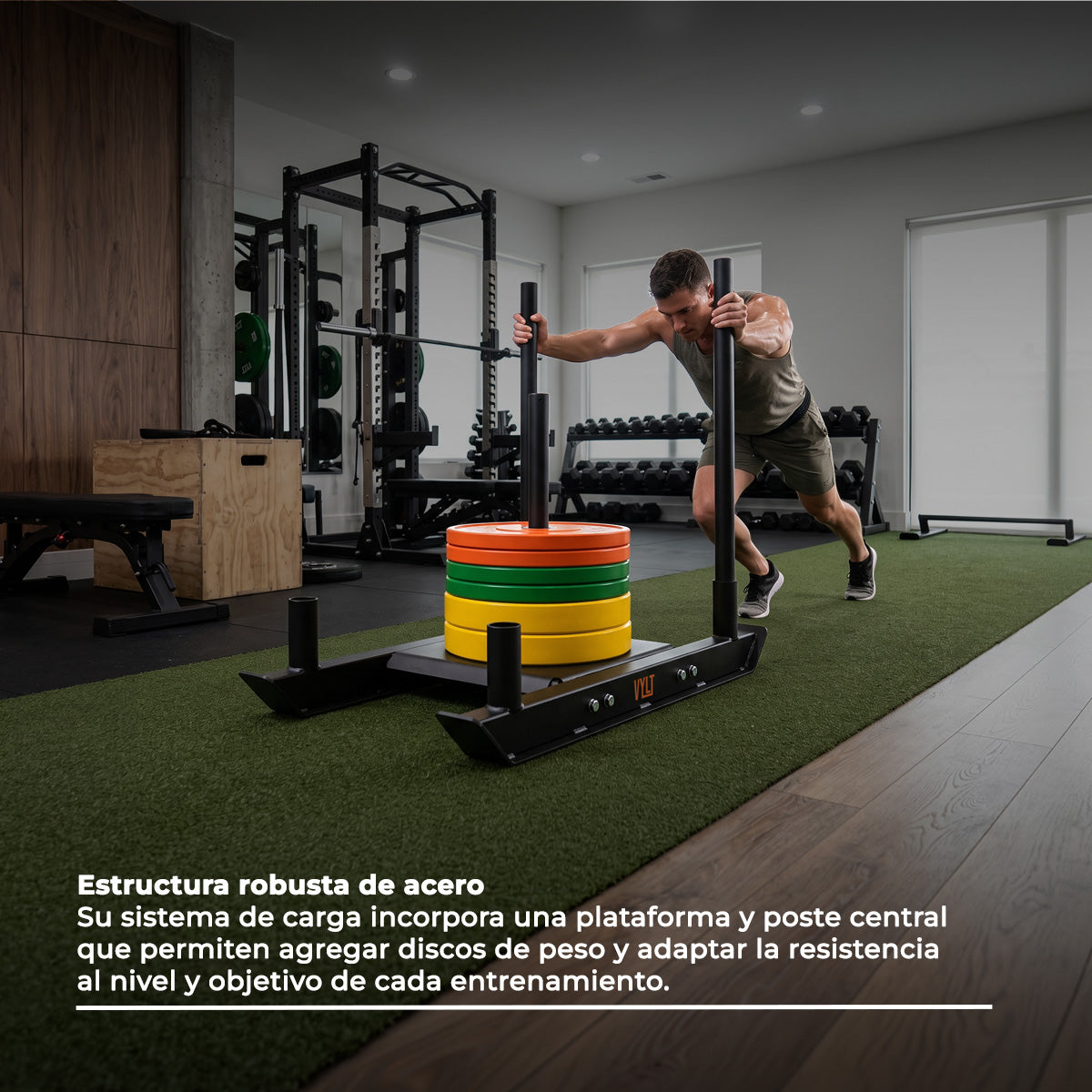 Trineo de Entrenamiento de Acero para Fuerza y Velocidad