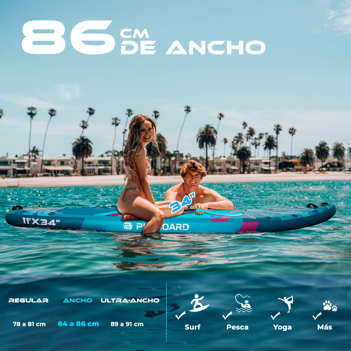 Tabla De Remo Inflable Skatinger Camouflage 11x 34