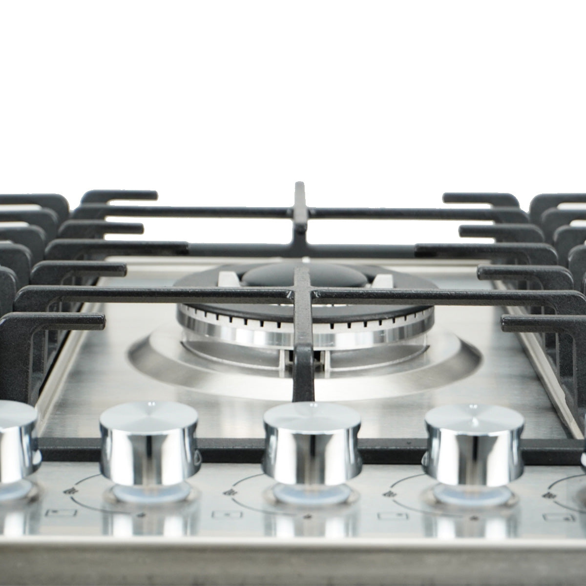 Parrilla A Gas 5 Quemadores Acero Inoxidable Mia Cuccina 120V