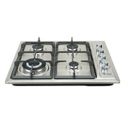 Parrilla A Gas 4 Quemadores Acero Inoxidable Mia Cuccina 120V