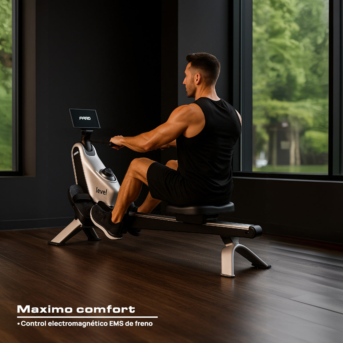 MÁQUINA REMADORA 1-100 AJUSTE DE RESISTENCIA CONTROL MAGNÉTICO PANTALLA LED