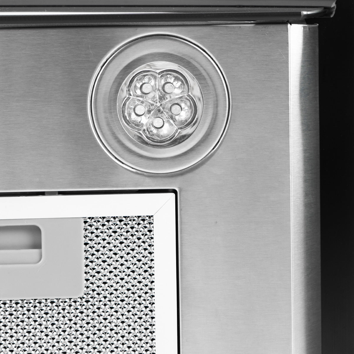 Campana extractora Mia Cuccina Acero inox y Vidro H2 90cm