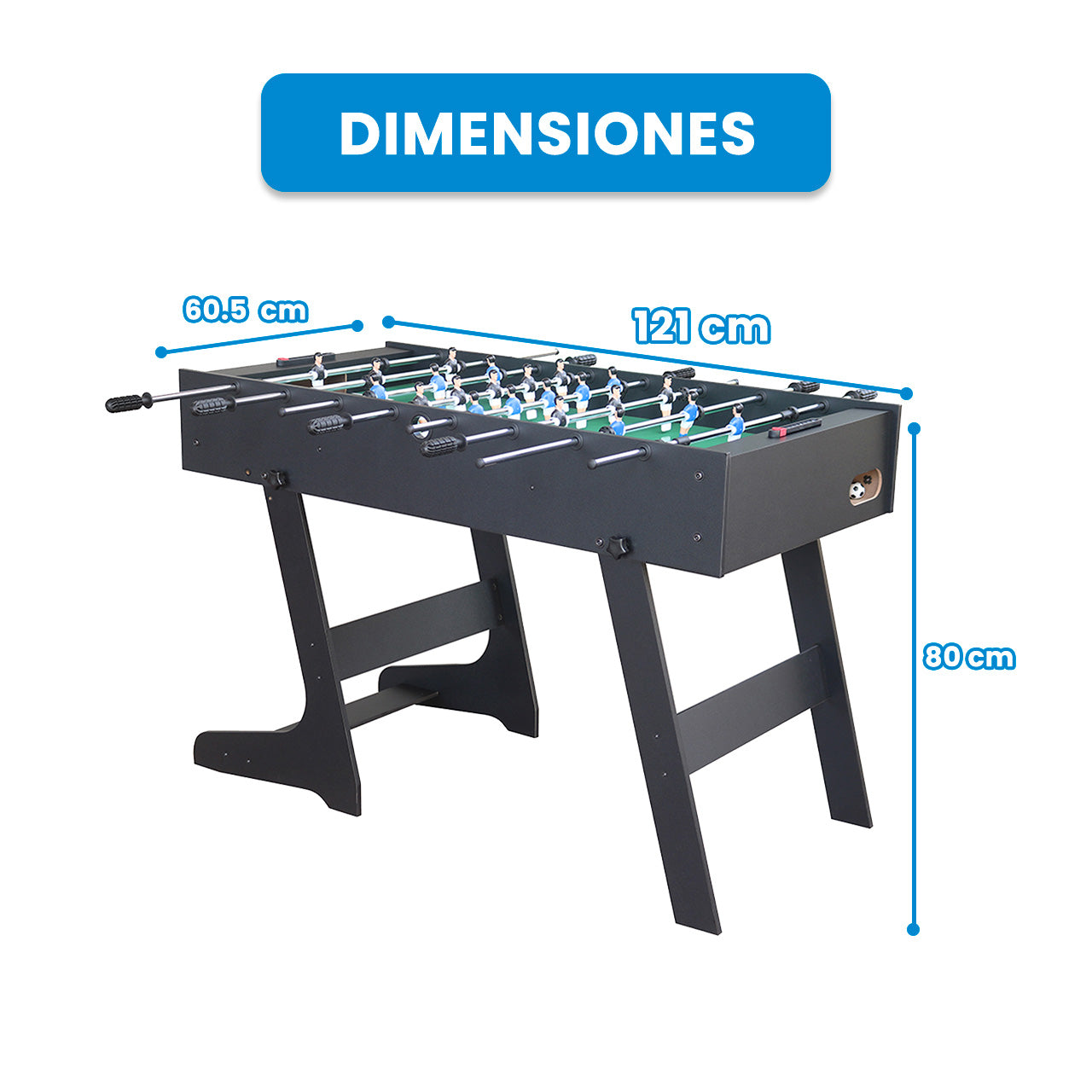 MESA DE FUTBOLITO PLEGABLE 4FT