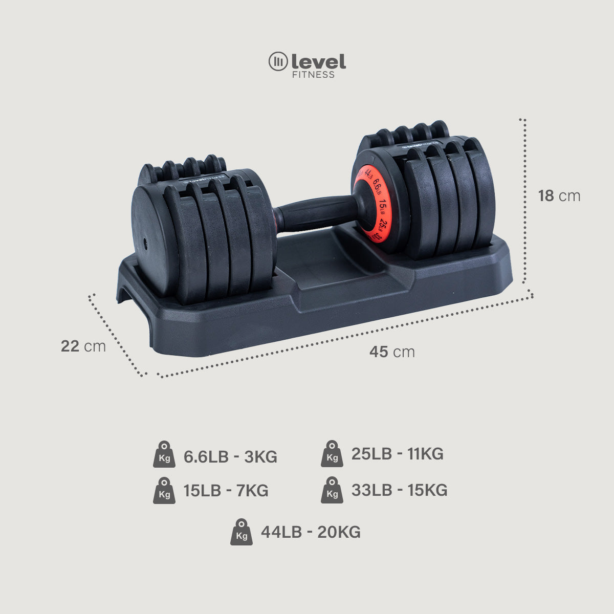 ADJUSTABLE DUMBBELL