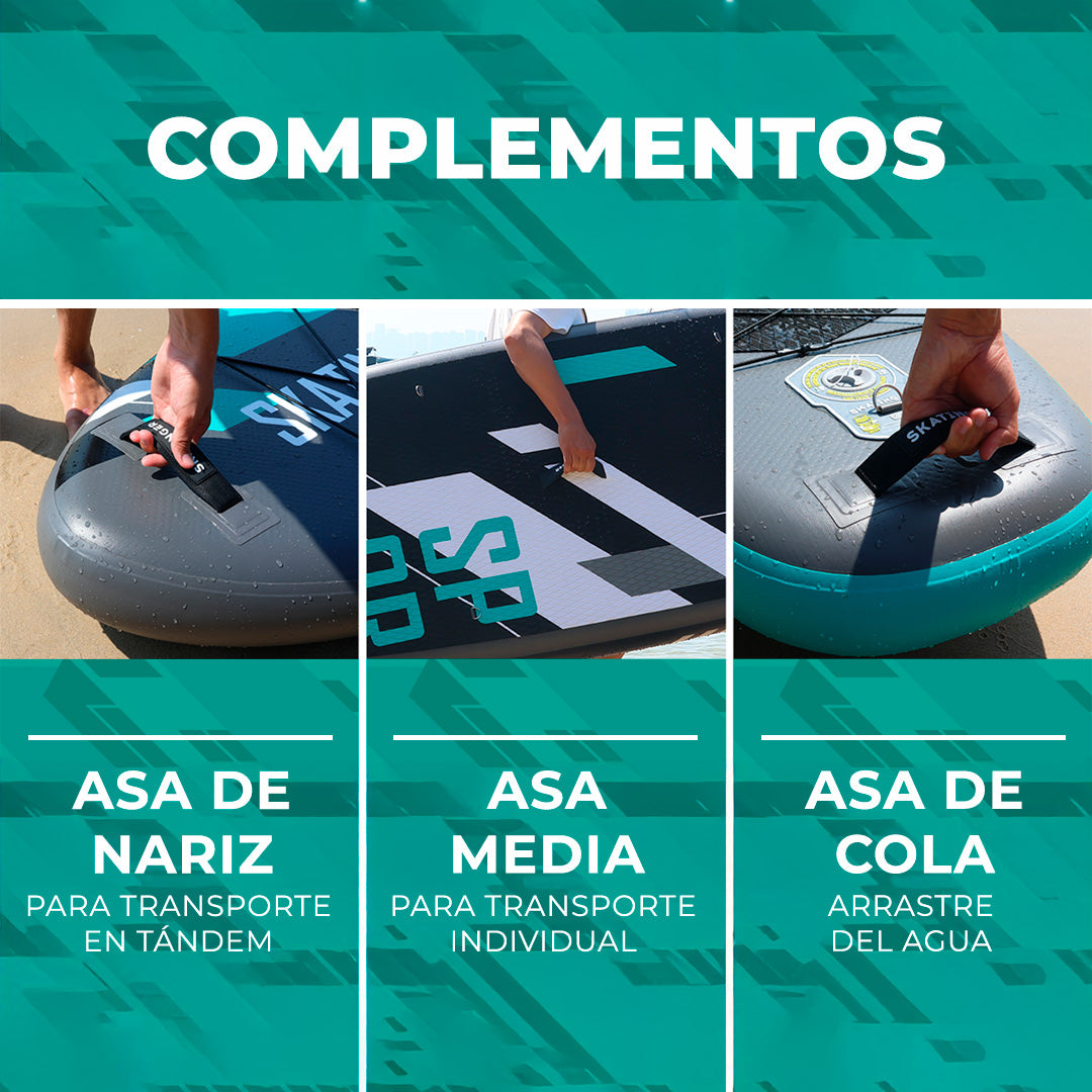 Tabla De Remo Inflable Skatinger Prana 116 X 35 X 6