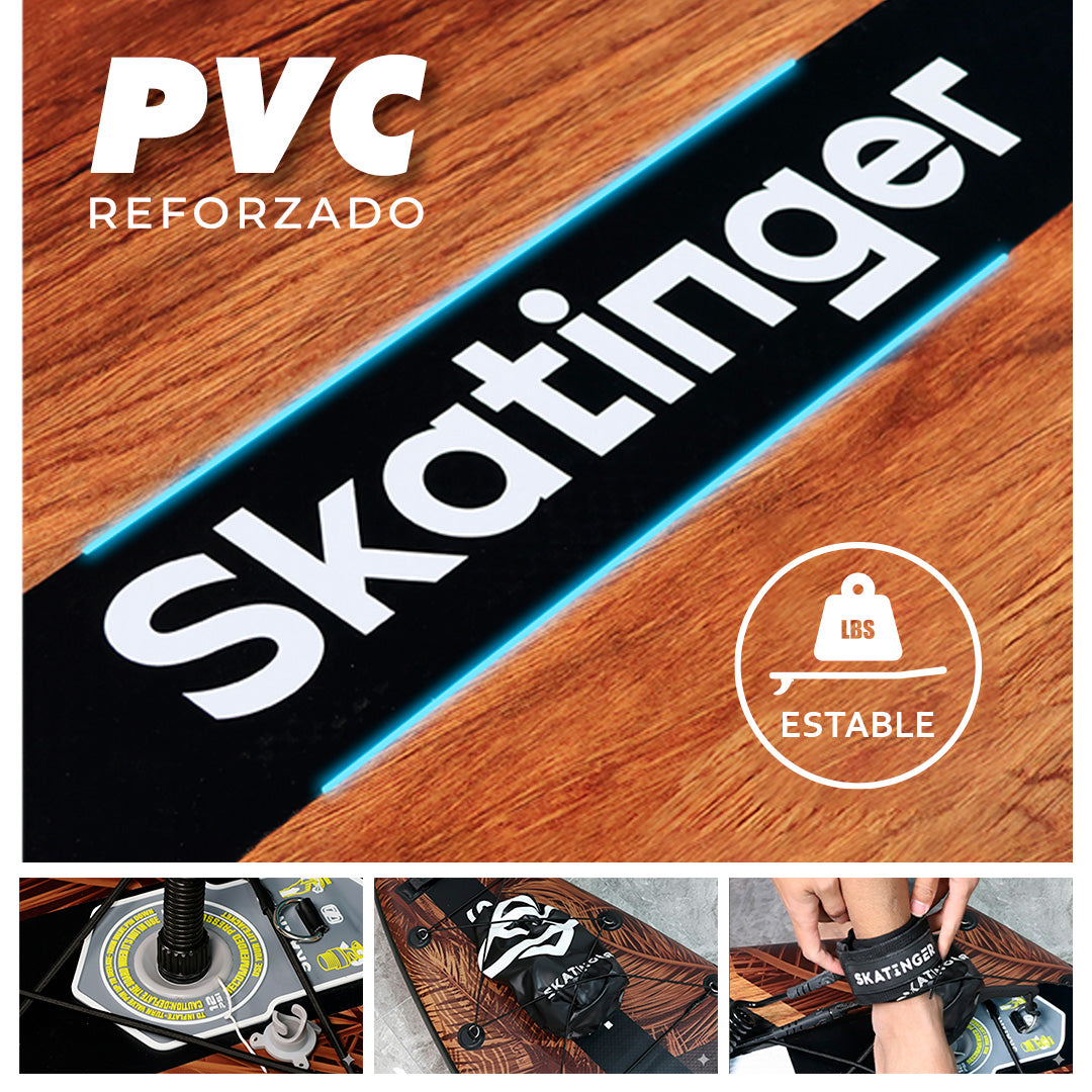 Tabla De Remo Inflable Skatinger Waverider 106 X 32 X 6