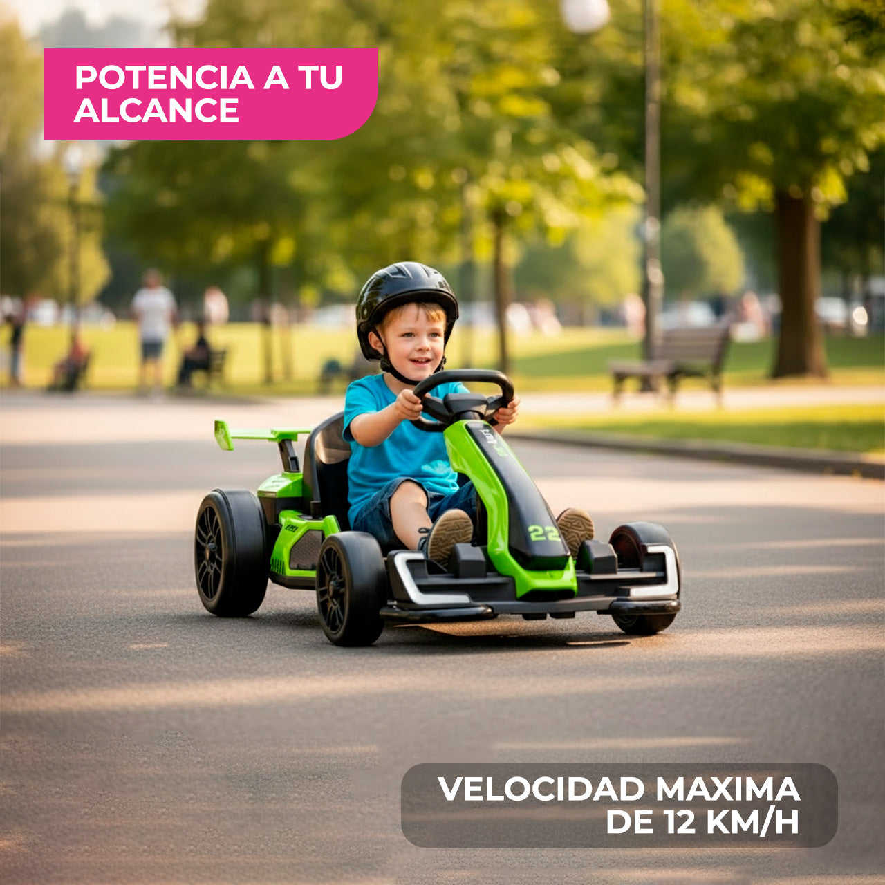 Go Kart TURBOX Montable Electrico 12km/h 24V