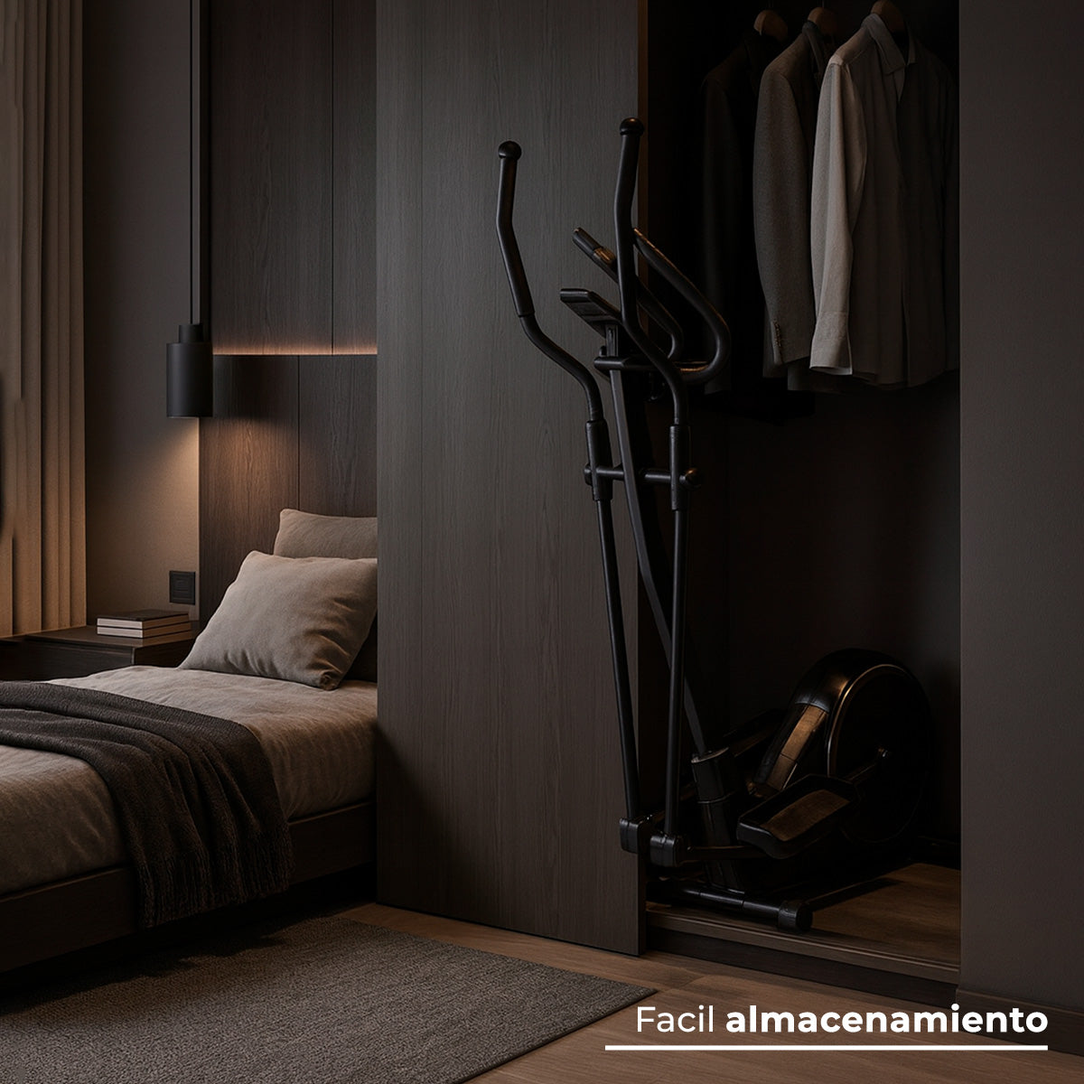 ELÍPTICA ESCALADORA MAGNÉTICA CROSS 16 NIVELES PANTALLA LED