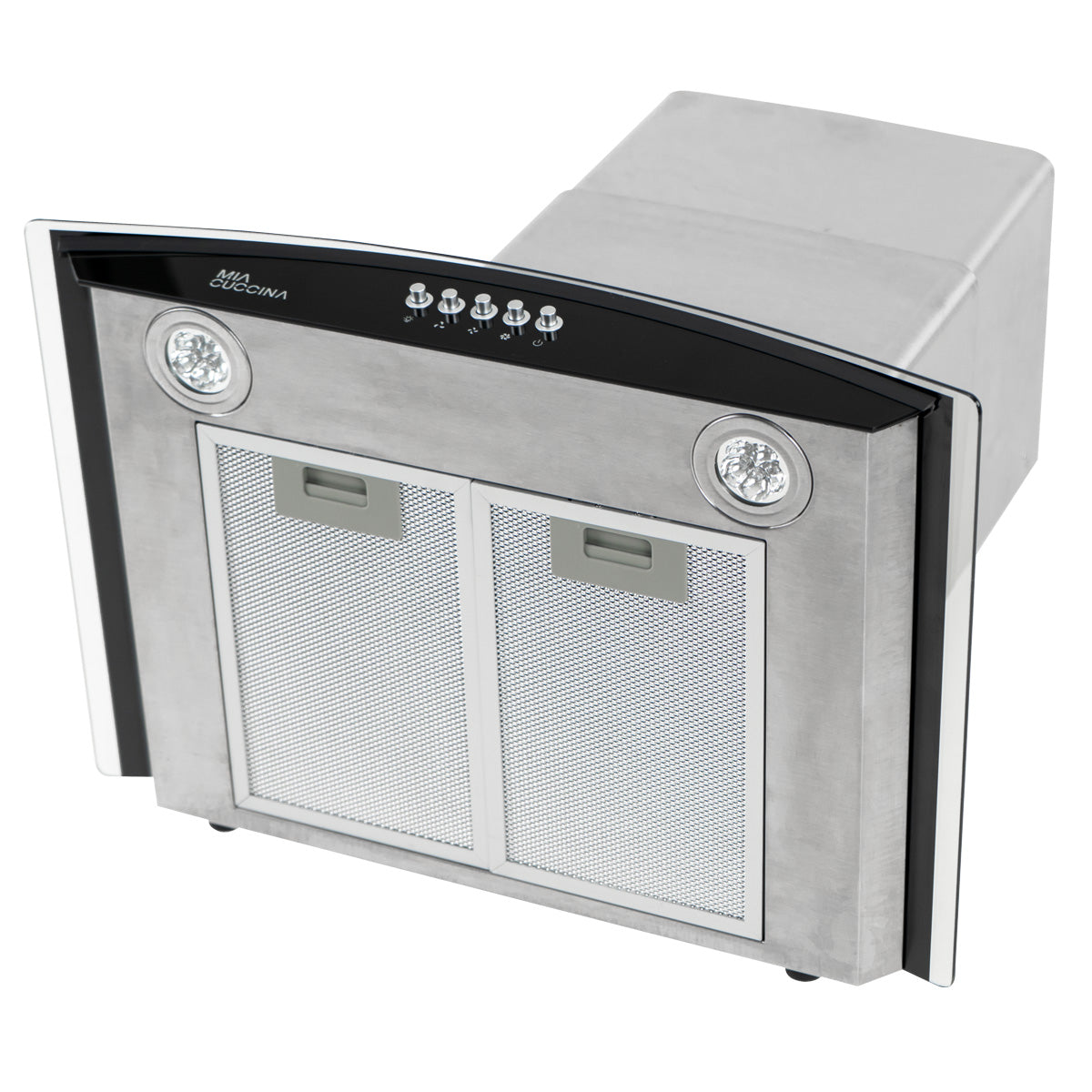 Campana extractora Mia Cuccina Acero inox y Vidro H1 60cm