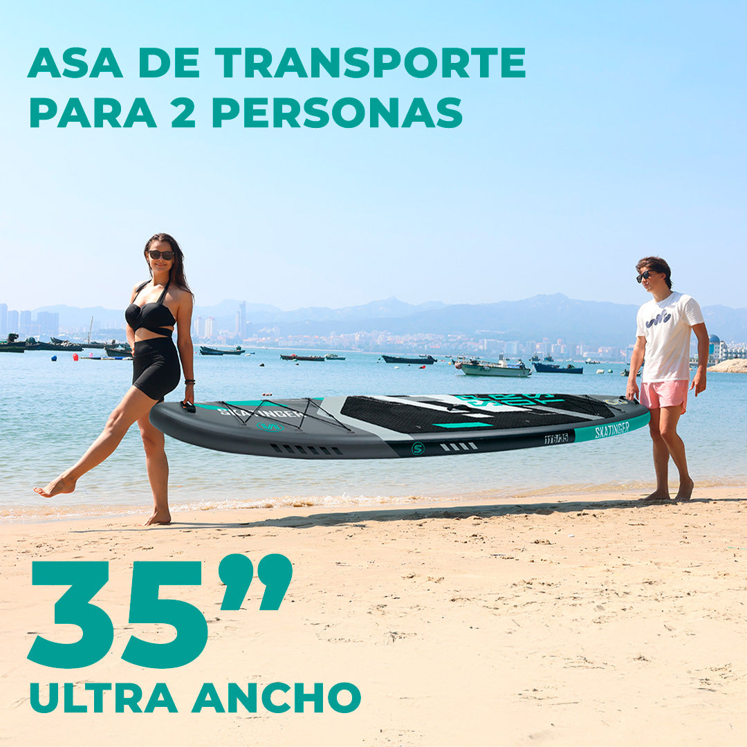 Skatinger | Prana 11’6” x 35” x 6” Tabla de Remo Inflable