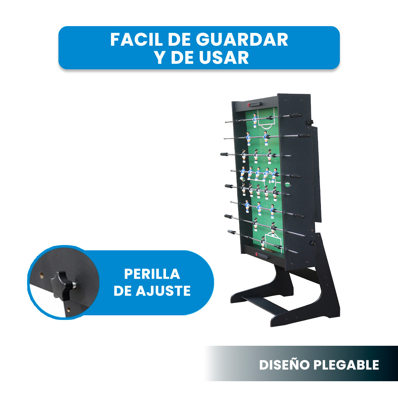 MESA DE FUTBOLITO PLEGABLE 4FT