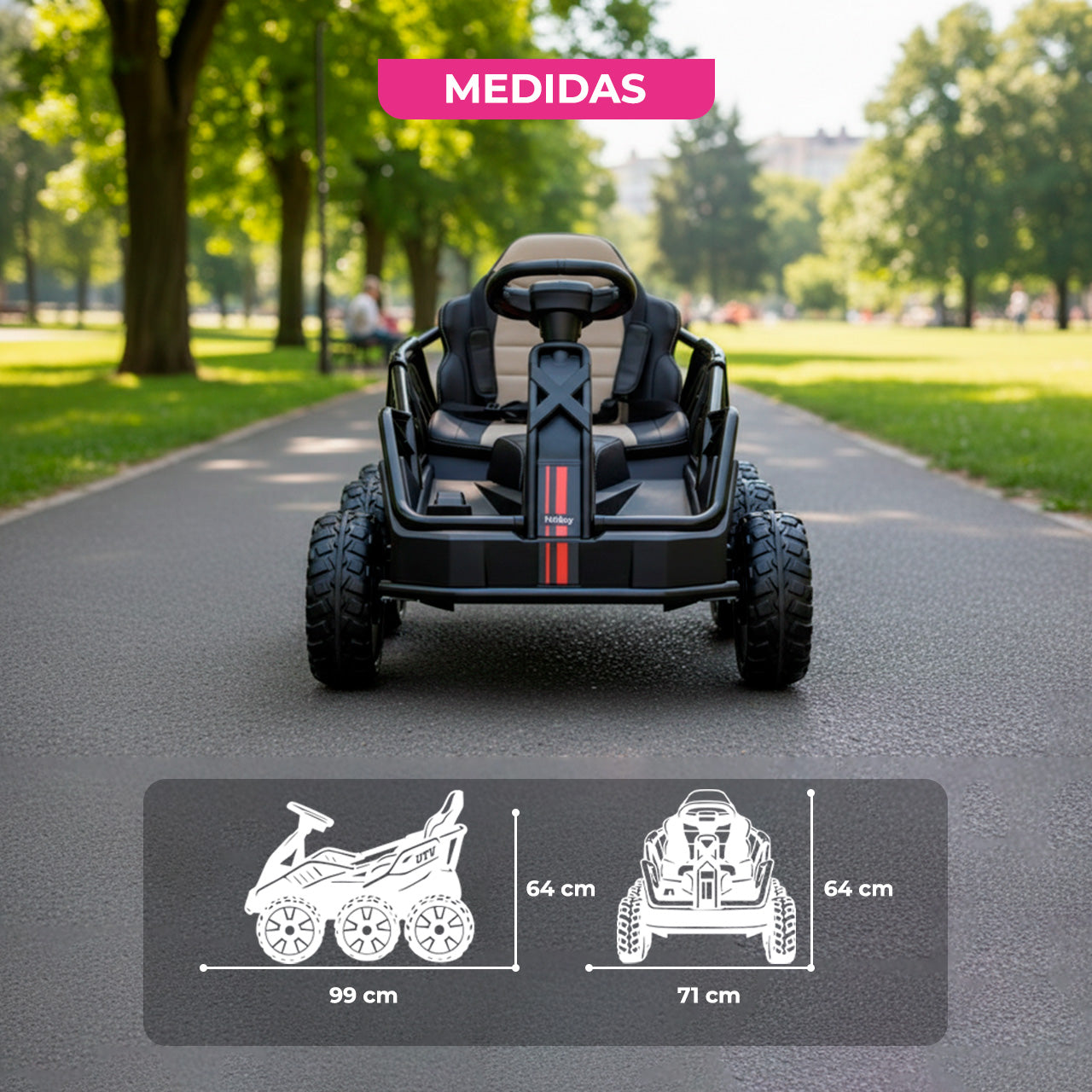 Carro Eléctrico Monster | 24V