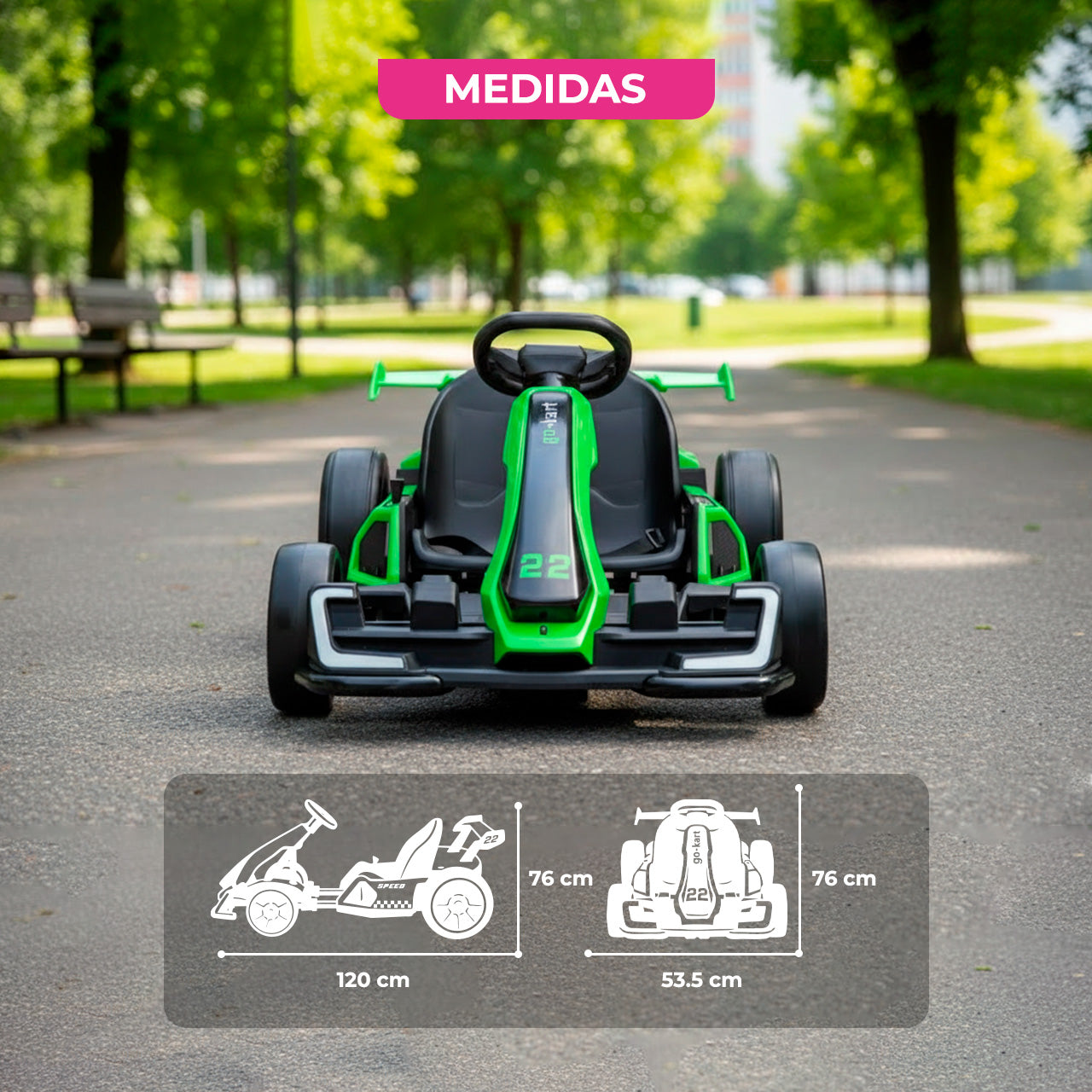 Go Kart TURBOX Montable Electrico 12km/h 24V