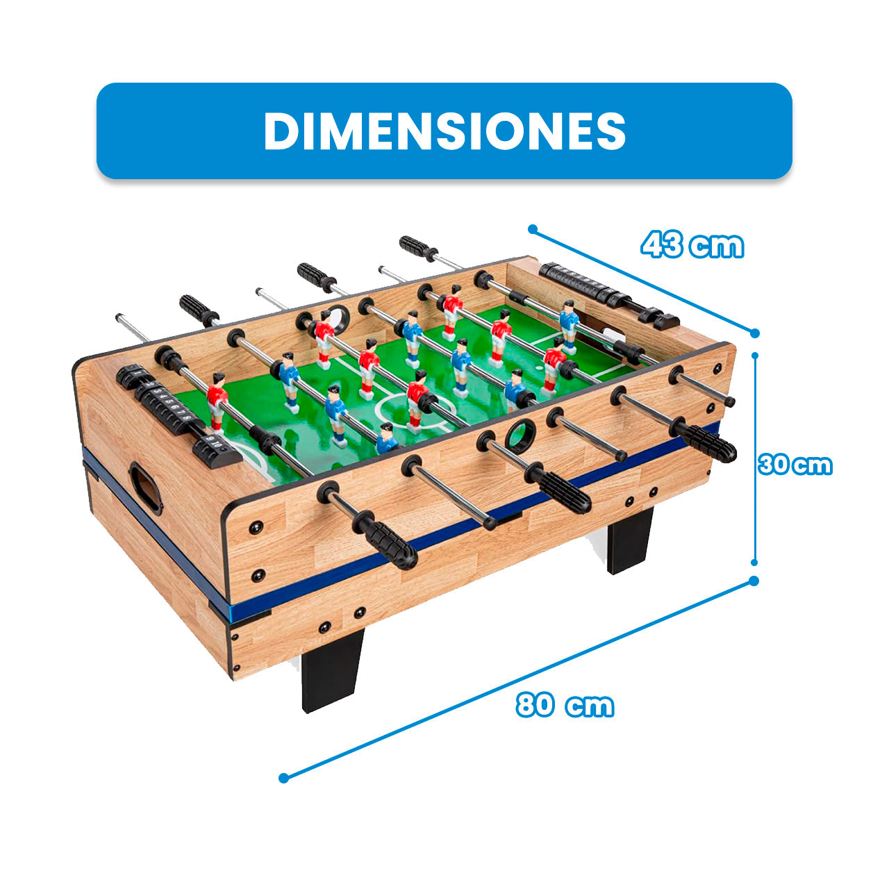 MESA DE JUEGOS 4 EN 1 3FT