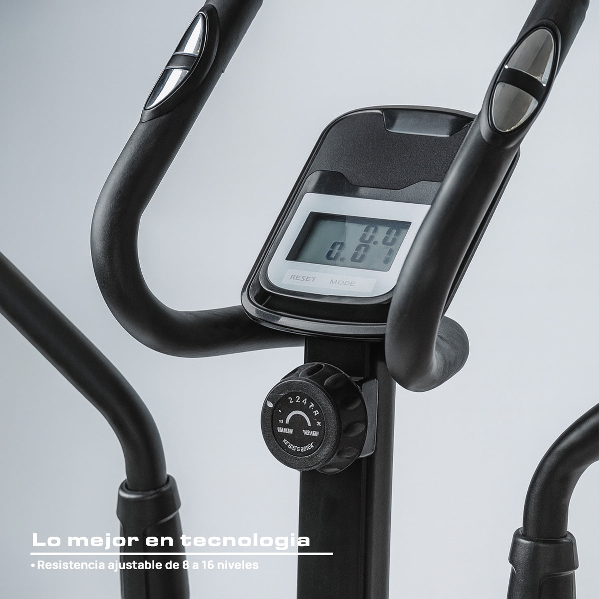 ELÍPTICA ESCALADORA MAGNÉTICA CROSS 16 NIVELES PANTALLA LED