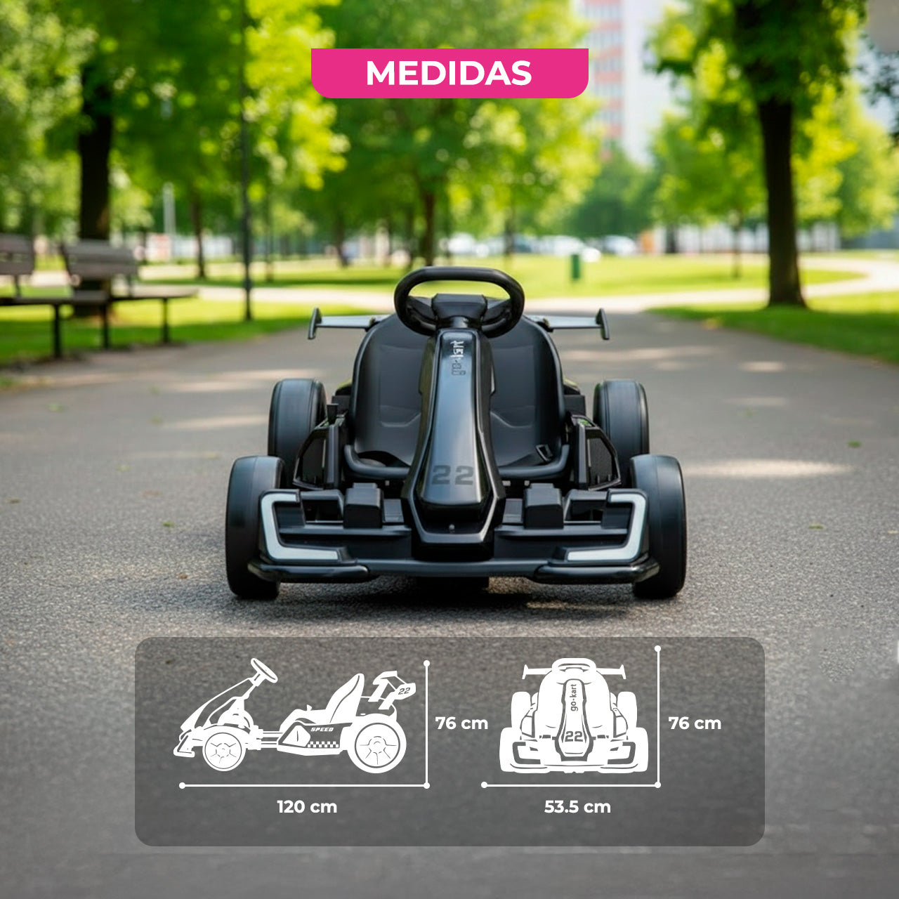 Go Kart TURBOX Montable Electrico 12km/h 24V