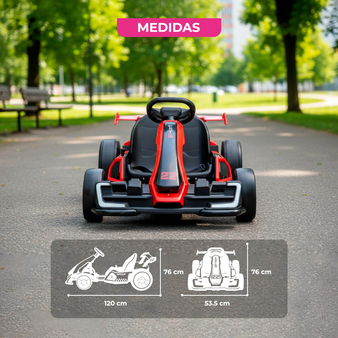 Go Kart TURBOX Montable Electrico 12km/h 24V