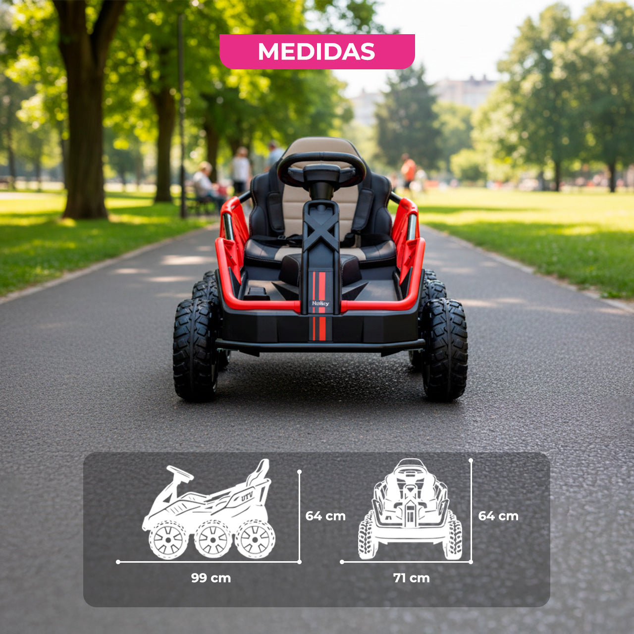 Carro Eléctrico Monster | 24V