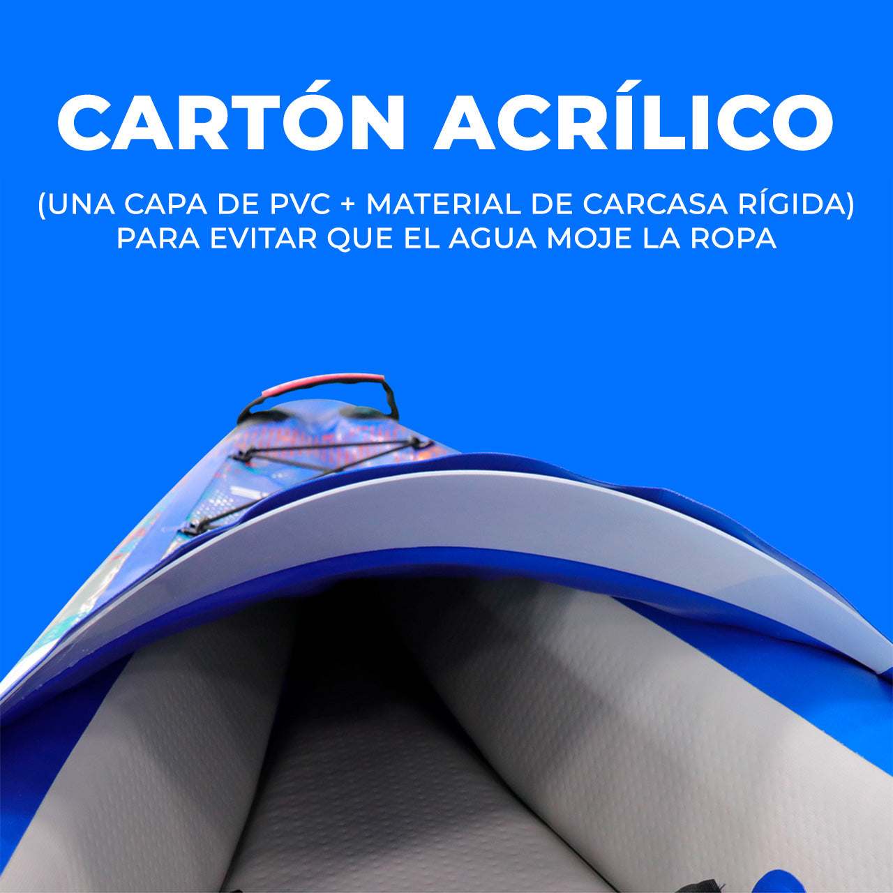 Kayak Inflable Skatinger 410cm 2 Personas + Accesorios