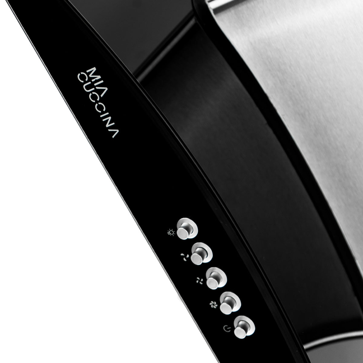 Campana extractora Mia Cuccina Acero inox y Vidro H1 60cm