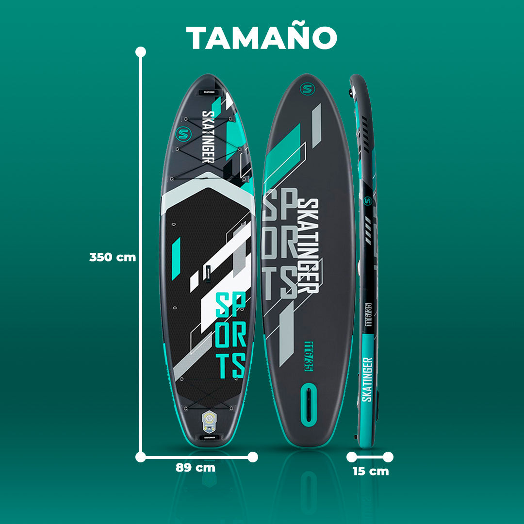 Tabla De Remo Inflable Skatinger Prana 116 X 35 X 6