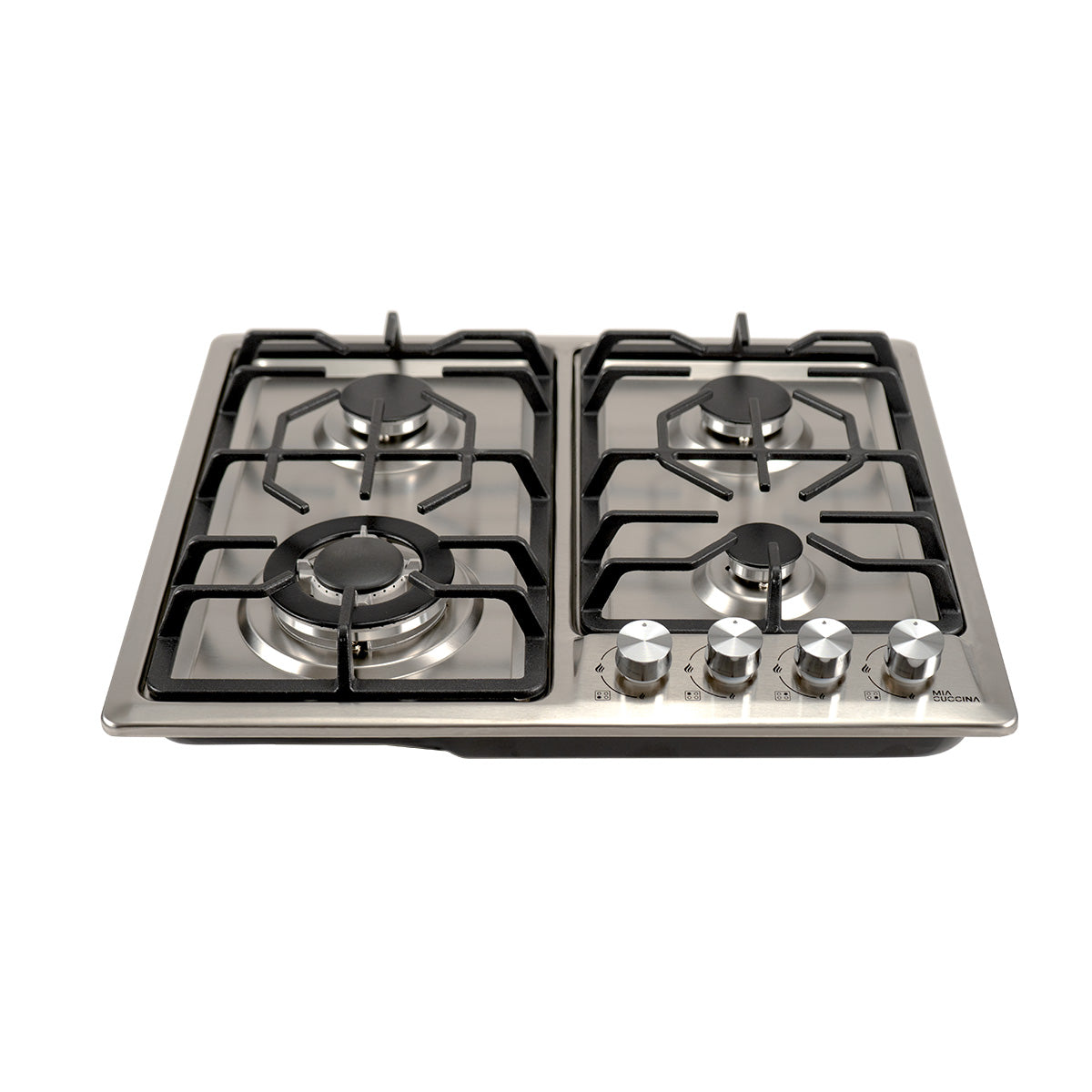 Parrilla a Gas MIA CUCCINA 4 Quemadores Acero Inox 120V