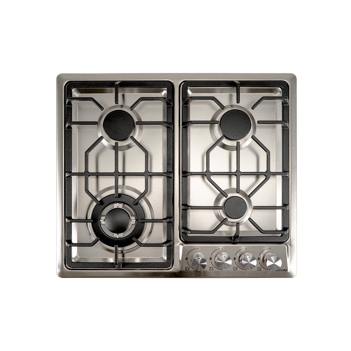 Parrilla a Gas MIA CUCCINA 4 Quemadores Acero Inox 120V