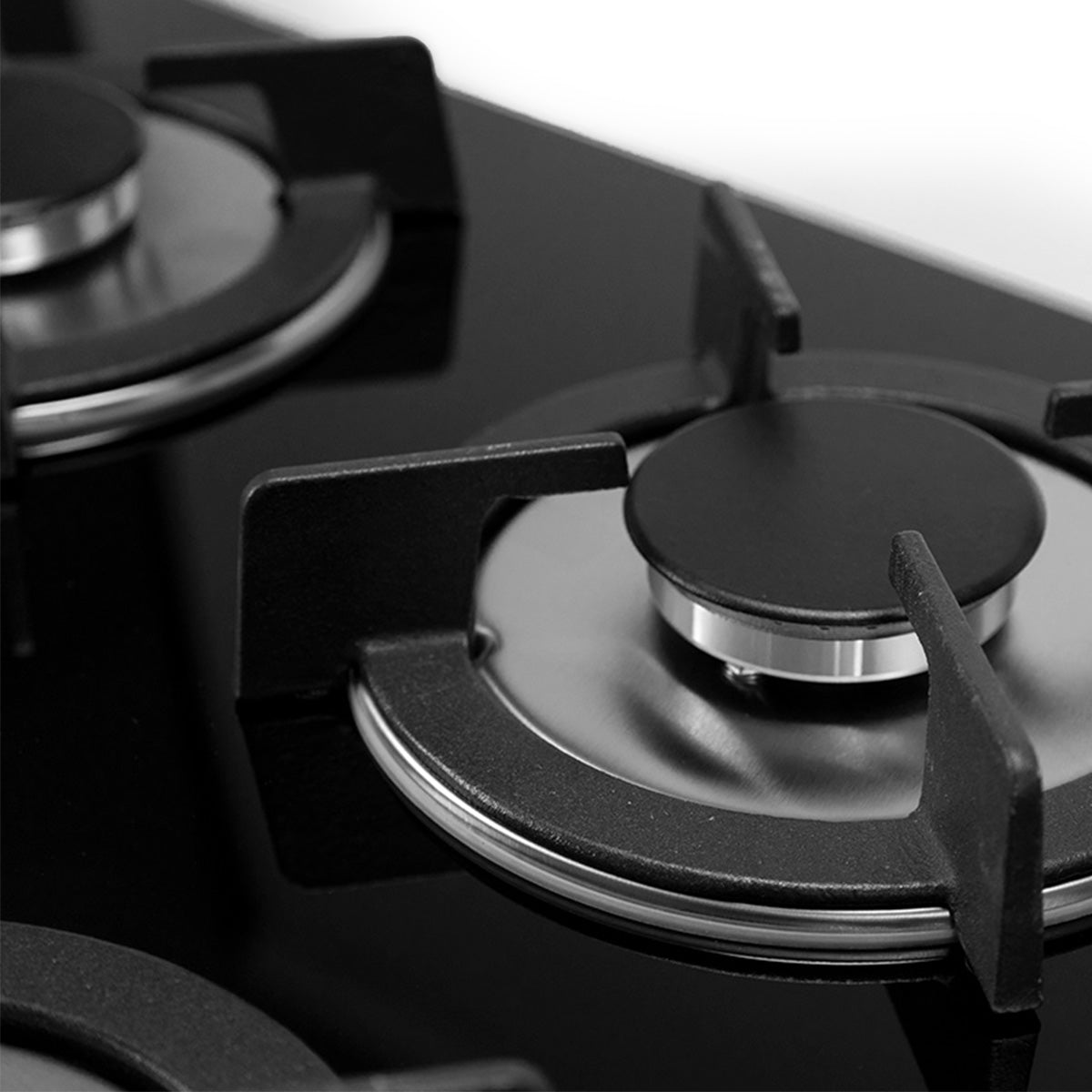 Parrilla a Gas MIA CUCCINA Vidrio Templado 4 Quemadores 120v