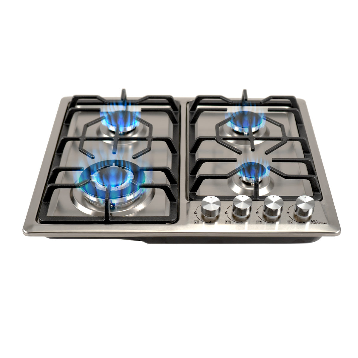Parrilla a Gas MIA CUCCINA 4 Quemadores Acero Inox 120V