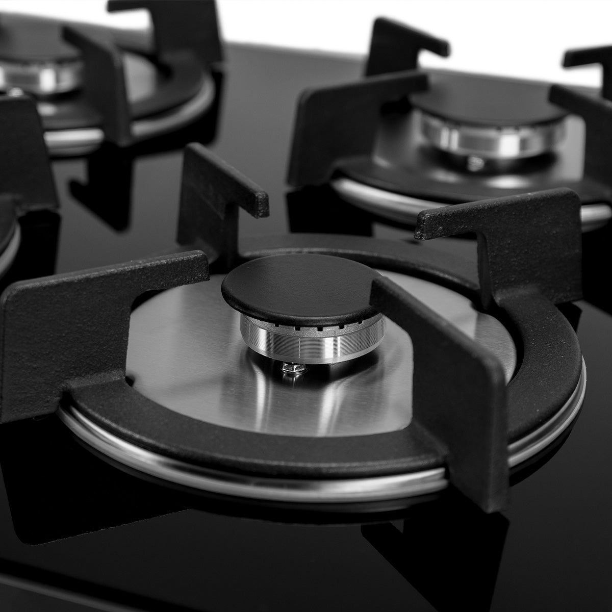 Parrilla a Gas 5 Quemadores | Vidrio Templado