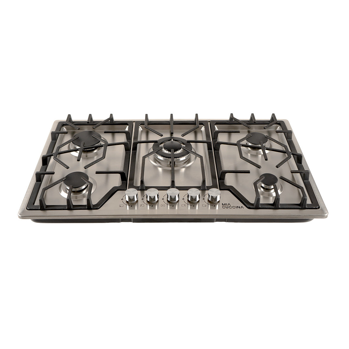 Parrilla a Gas MIA CUCCINA 5 Quemadores Acero Inox 120V