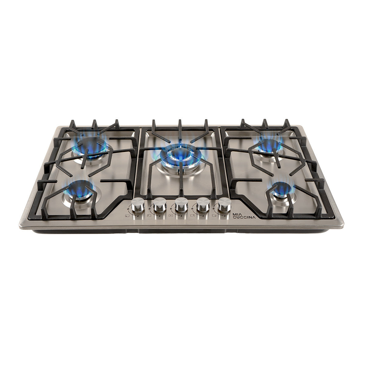 Parrilla a Gas MIA CUCCINA 5 Quemadores Acero Inox 120V