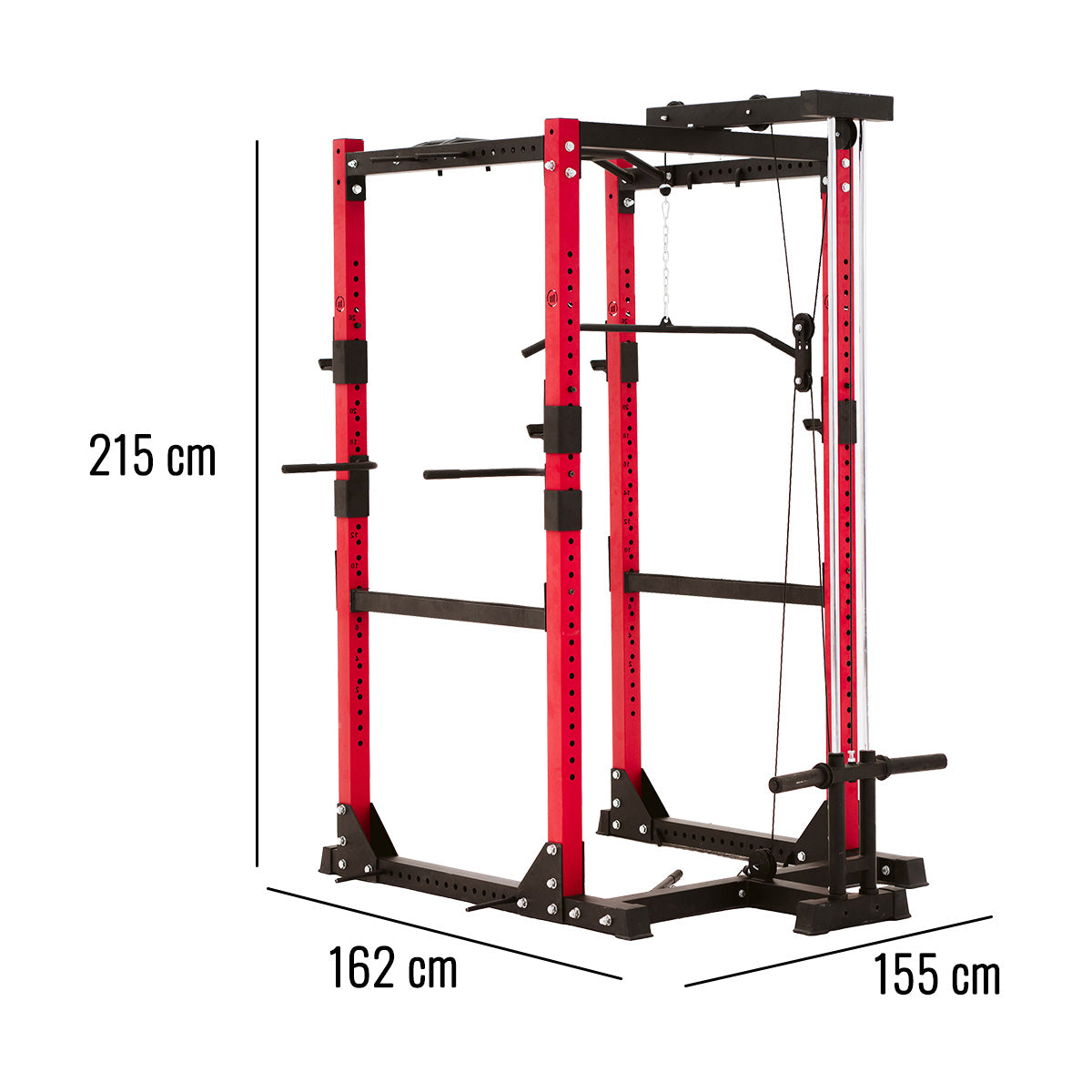 Powe Rack Delta Jaula Para Sentadillas Olímpica Dominadas
