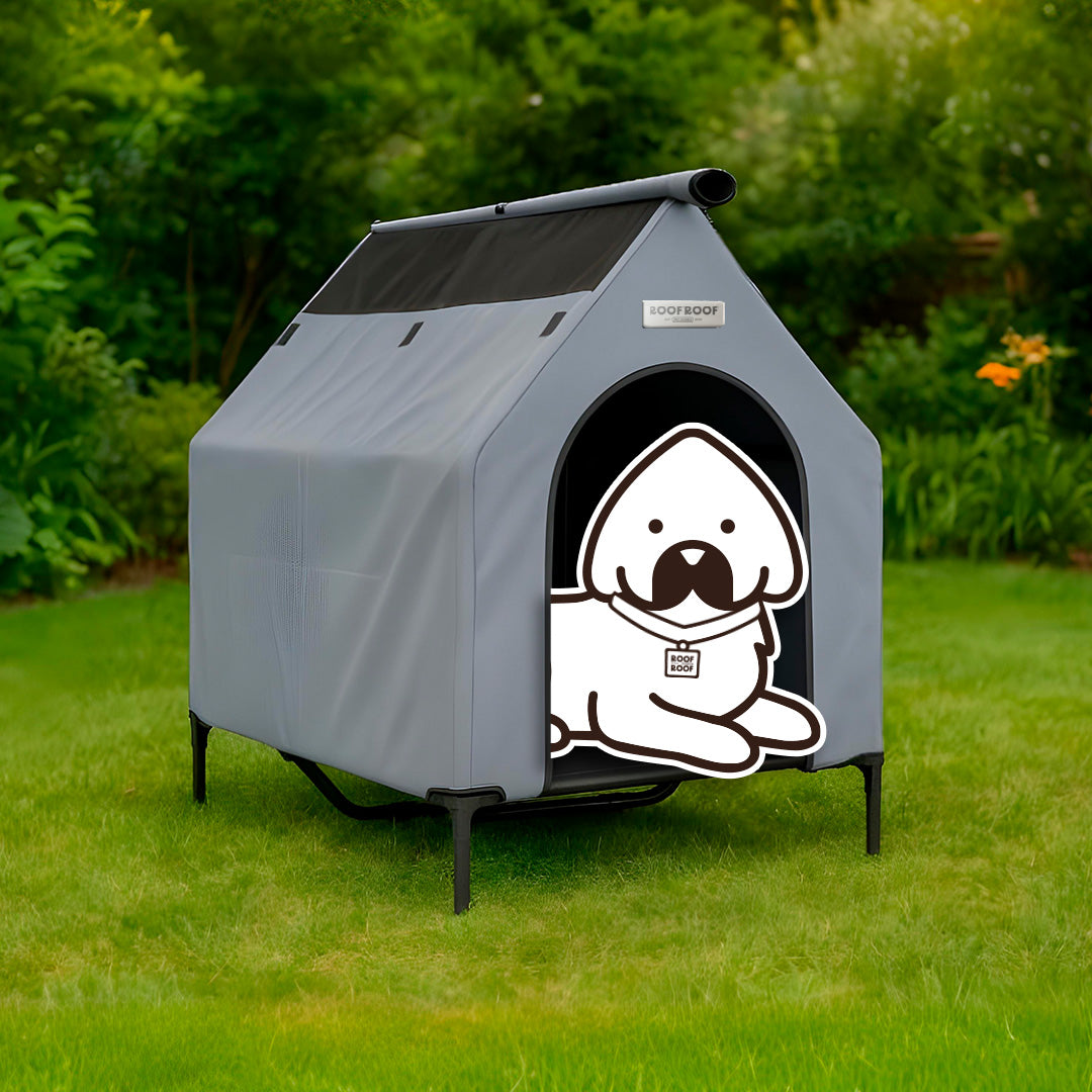 Casa campaña para perros portátil, piso elevado