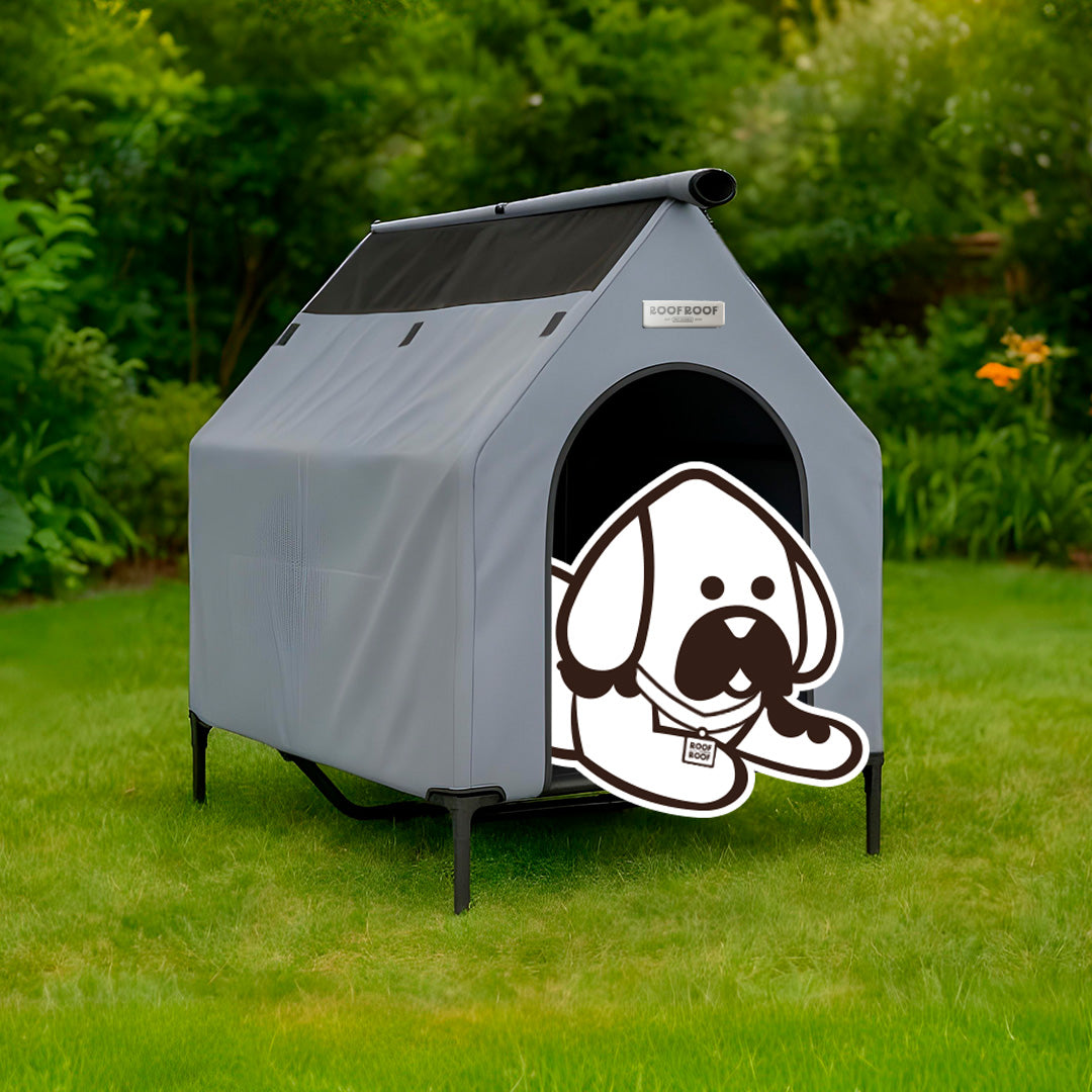 Casa campaña para perros portátil, piso elevado