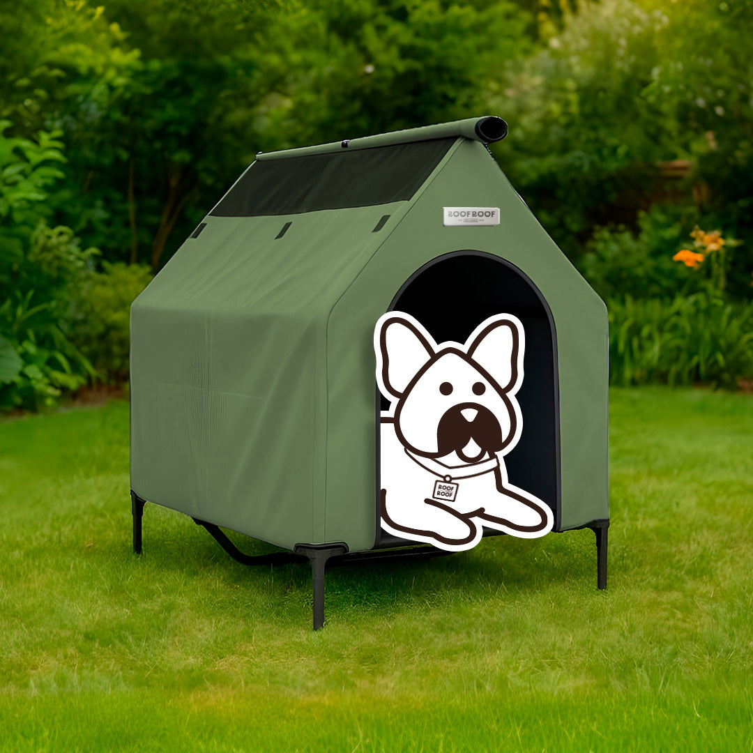Casa campaña para perros portátil, piso elevado