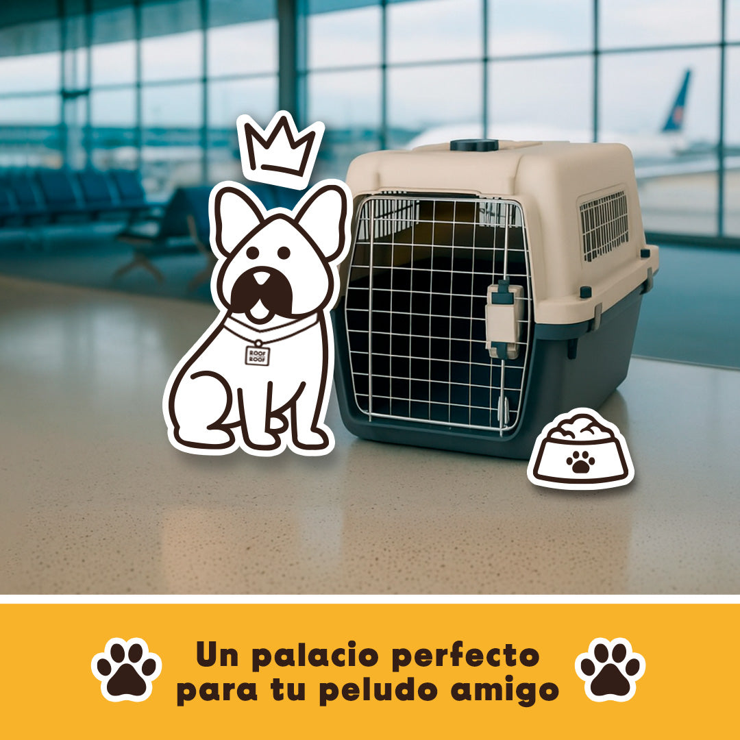 Jaula Transportadora Para Mascotas Modelo Wag