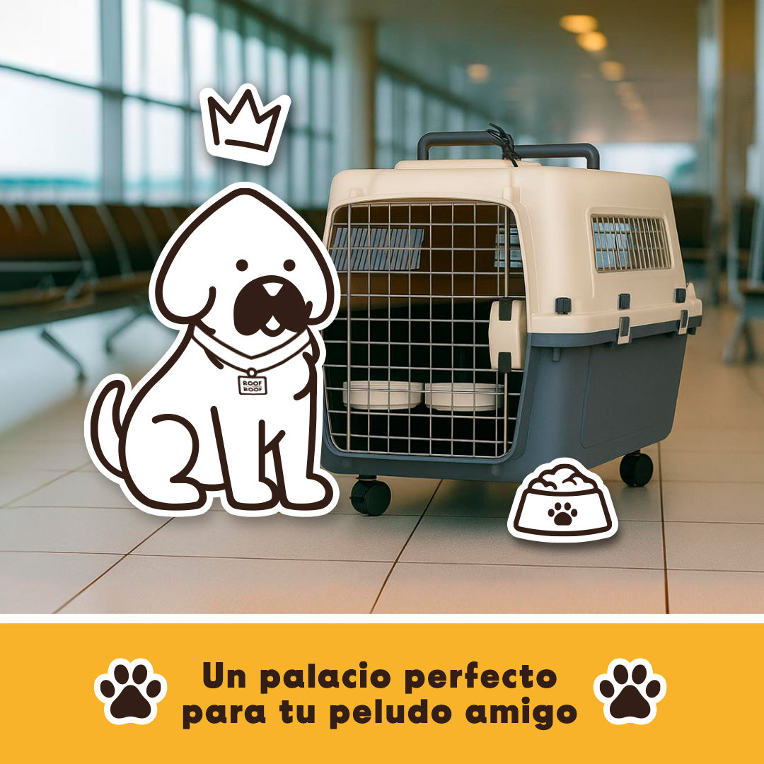 Jaula Transportadora Para Mascotas Modelo Wag