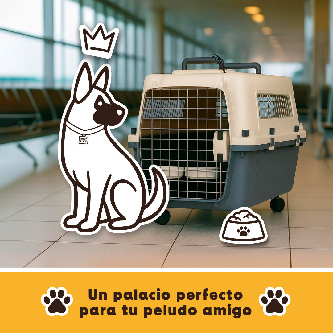 Jaula Transportadora Para Mascotas Modelo Wag